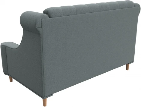 Диван кухонный прямой Бронкс (Серый/Рогожка) Лига Диванов арт.123733