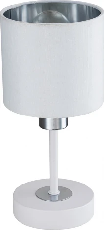 Настольная лампа Escada Denver 1109/1 E14*40W White/Silver (220V, круглые)