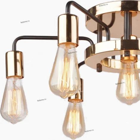 Потолочная люстра Arte Lamp Gelo A6001PL-7BK