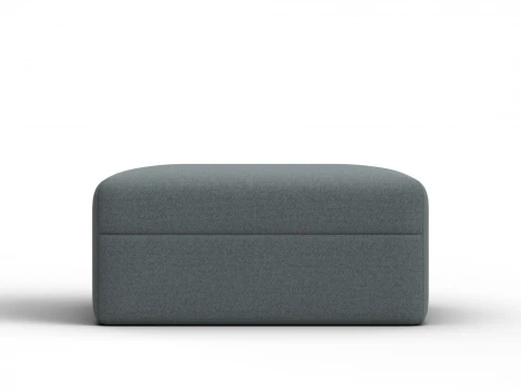 Модуль пуф Лига-060 НПБ (ЛДСП,Брус,Фанера,Рогожка/Серый) Лига Диванов 129735