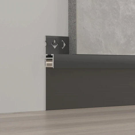 Профиль ARH-PLINTUS-50-FANTOM-3000 BLACK (Arlight, Алюминий) 052699