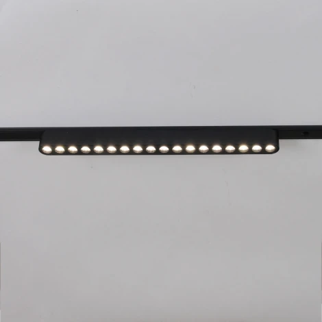 Трековый магнитный светодиодный светильник 48V регулировкой цветовой температуры и яркости, Умный дом с Алисой Reluce 13002-9.3-001UR magnetic LED16W BK CCT+SMART