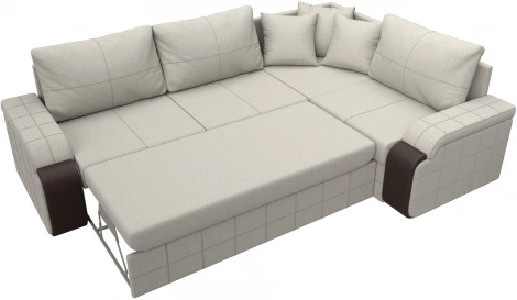 Диван угловой Николь правый угол Лига Диванов (Рогожка) арт.126000