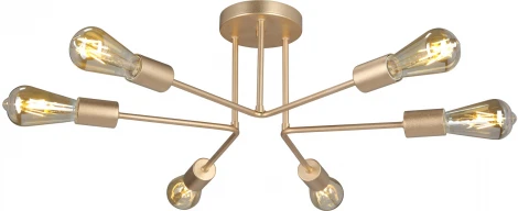 Потолочная люстра на штанге Vitaluce V3071-8/6PL (220V)