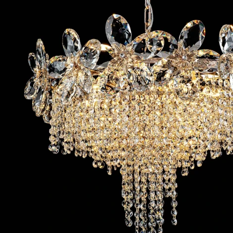 Подвесная люстра хрустальная Modelux ML.9521.500 GD