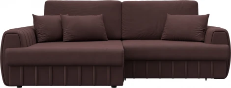 Диван угловой Лига-057 НПБ угол левый Лига Диванов (Замша) арт.129283L