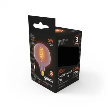 Лампочка светодиодная филаментная Gauss 1011802105