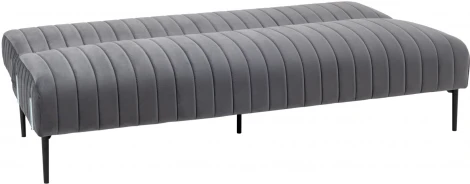 Диван прямой Stool Group Дрезден велюр серый УТ000035918