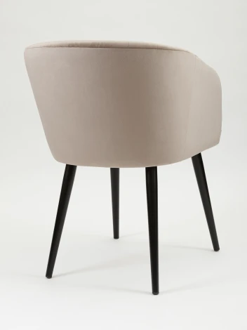 Стул MyFar Фредерик серо-бежевый велюр MF1042-1