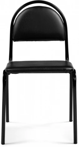 Стул на металлокаркасе Гумер (Гумер черный / черный глянец) Woodville арт.587876
