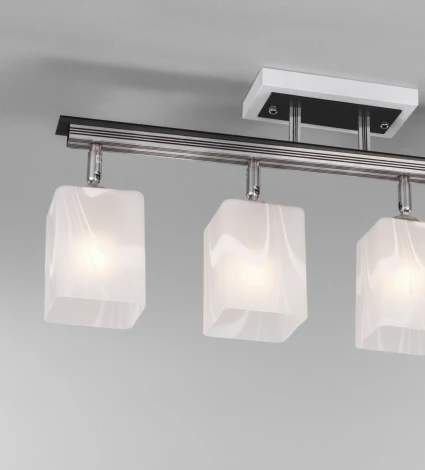 Потолочная люстра Eurosvet 3525 3525/4 алюминий