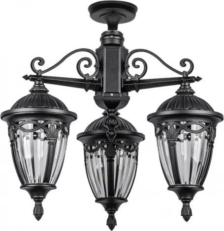 Потолочный светильник уличный Oasis Light FES 86370A 3 02 Bl (220V, фонарь, IP44)