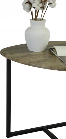 Стол журнальный BeautyStyle 11 дуб крымский состаренный/черный от фабрики Mebelik