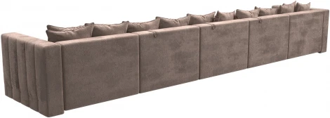 Диван П-образный Лига-052 НПБ МегаЛонг Лига Диванов (Велюр) арт.128863