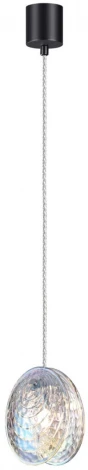 Подвесной светильник Odeon Light Mussels 5039/1A черный/перламутровый/металл/стекло G9 1*40W (220V, на проводе)