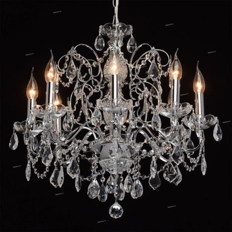 Подвесная люстра MW-Light Каролина 367013408 (220V, на цепи, подсвечник, свеча)