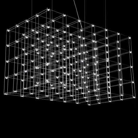 Подвесная люстра Quasar Cosmos Square LED pendant light ImperiumLoft 40,244 (252289-22)