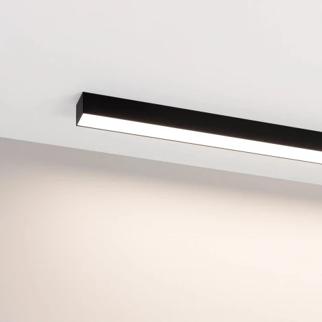 Настенно-потолочный линейный светильник SP-LINE-5050-L960-32W Warm3000 (RAL9005, 120 deg, 230V) IP33 (Arlight, Металл) 056378 (LED)
