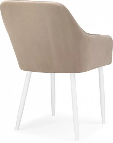 Кресло Слэм без вращения (Слэм бежевое / белое) Notta арт.583960