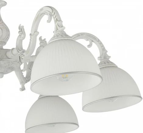 Потолочная люстра на штанге Arte Milano AM346410 346410/8 WT+SL (220V)