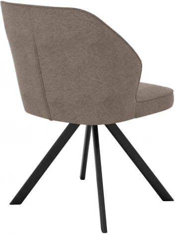Стул DikLine 233 поворотный NS05 CAPPUCCINO, ножки черные арт.00-00074666