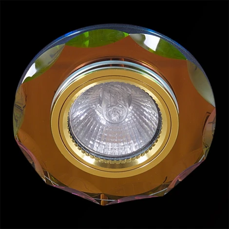 Встраиваемый точечный светильник Reluce 06168-9.0-001FLY MR16 RNB+GD (06186-9.0-001) (220V, круглые)