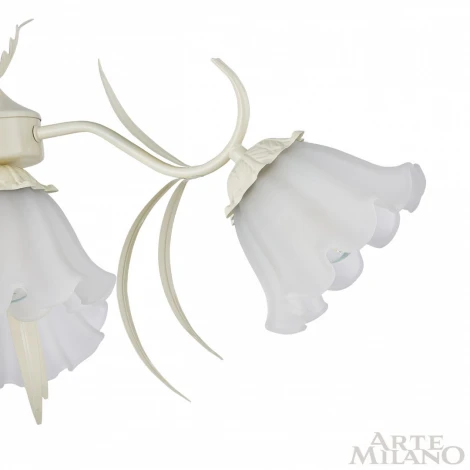 Подвесная люстра Arte Milano Napoli 316066/D680/7 IV (220V, на цепи, цветы, листья)