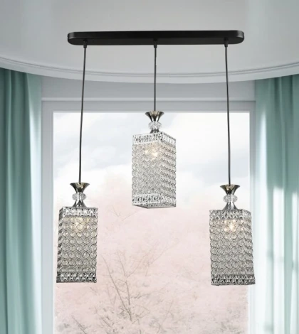 Подвесной светильник Wedo Light Adola WD3609/3P-BK-CR-CL