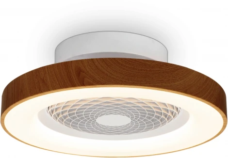 Потолочный светильник круглый светодиодный диммируемый с вентилятором с пультом управлением смартфоном регулировкой цветовой температуры Mantra Tibet 7806 (регулировка яркости, 220V, круглые)