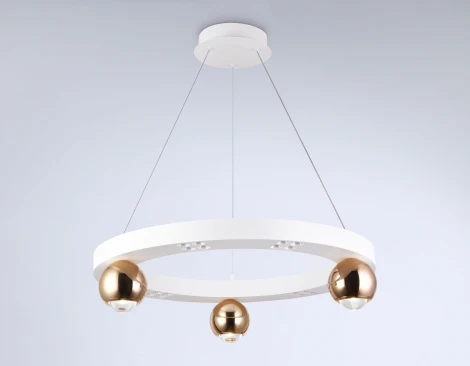 Подвесной светильник светодиодный Ambrella COMFORT FL5959 (220V, на тросе, шар, кольцо)