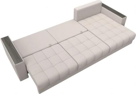 Диван угловой с декором Лига-049 НПБ Лонг Лига Диванов (Замша) арт.128514