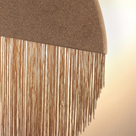 Настенный светильник светодиодный Odeon Light Cork 7073/8WL бежевый/пробка/нити/металл IP20 LED 8W 232Лм 3000K 220V (круглые)