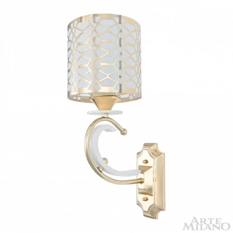Бра Arte Milano Florentia-1237 301237/1W Wh/Gd (220V)