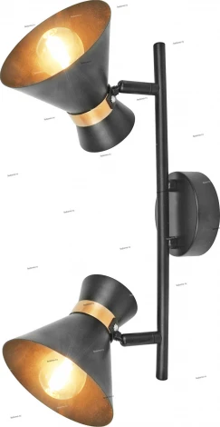 Спот на штанге Arte Lamp Baltimore A1406AP-2BK (220V, круглые)