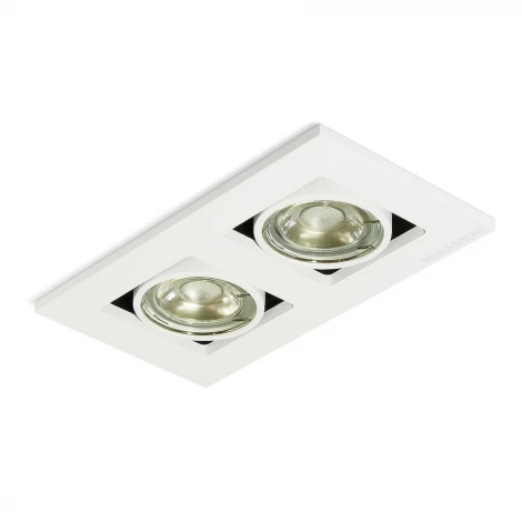 Встраиваемый светильник White (KT 16DG-2) RAUMBERG Quader Quader2Wh (220V)