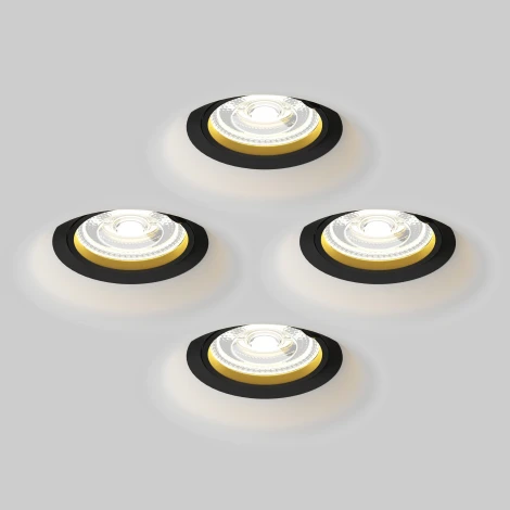 Встраиваемый светильник без источника света скрытого монтажа в натяжной потолок Lightstar Anello 112007