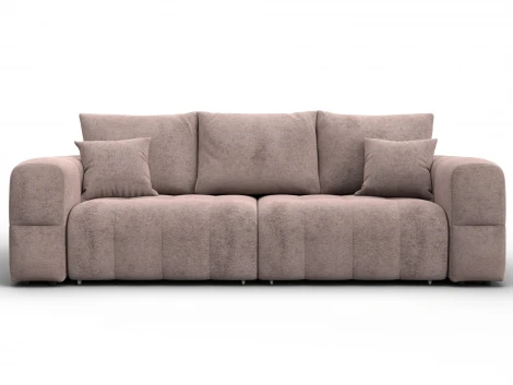 Диван прямой Лига-110 НПБ (ДВП,ДСП,ЛДСП,Брус,Фанера,Велюр/Бежевый) Лига Диванов 136510