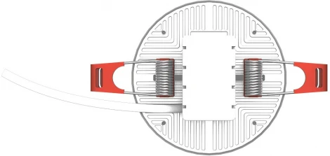 Встраиваемый светильник Gauss 9034460209 9W, 800lm, 4000K, D85mm (LED, 220V, круглые)