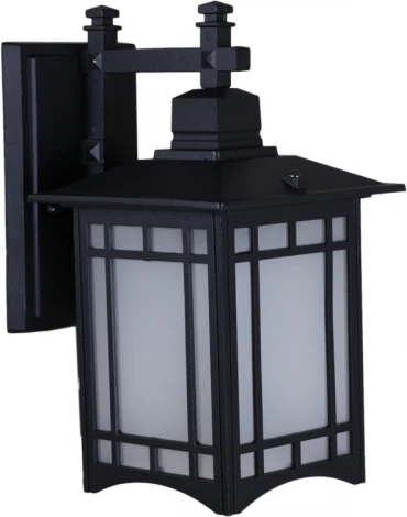 Настенный фонарь уличный Reluce 08245-0.2-001U BK (220V, фонарь, IP44)