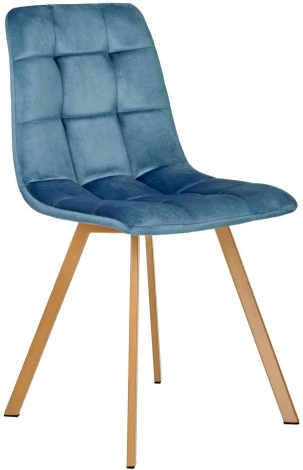 Комплект из 2-х стульев Easy тёмно-бирюзовый с ножками под дерево Bradexhome арт.FR 0734P