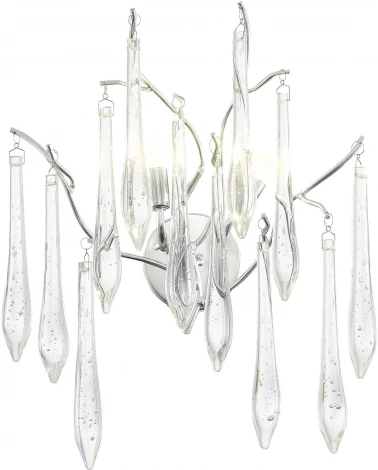 Бра ST Luce Teardrops SL1660.101.02 Хром/Хром, Прозрачный G9 2*5W 4000K (220V, подвески)
