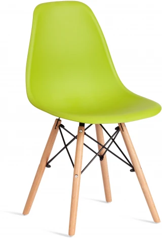 Стул CINDY (EAMES) (mod. 1801) / 2 шт. в упаковке Tetchair (Дерево бук,Металл,Пластик/Зеленый) арт.24428