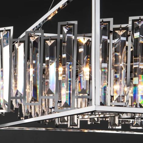 Подвесная люстра Bogate's Cella 312/9 Strotskis (220V, хрусталь, на тросе)