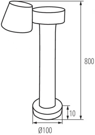 Наземный фонарь светодиодный Kanlux DROMI 32533