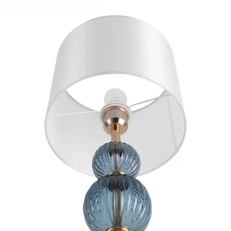 Настольная лампа Lumion Mikimito 8418/1T французкое золото/серый, металл/текстиль E27 40W 220V