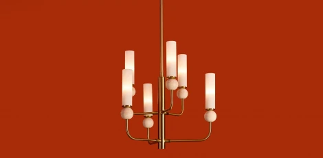 Потолочная люстра на штанге Freya Sunspot FR5482CL-06BS1