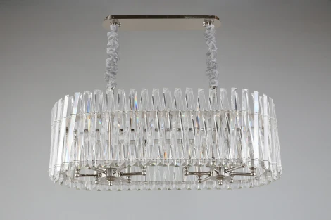 Подвесная люстра Aployt Verene APL.808.03.12 (220V, хрусталь, на цепи, свеча)