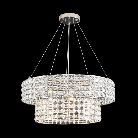 Люстра подвесная Lumion Narina 8378/5 хром/прозрачный, металл/хрусталь E27 5*60W 220V