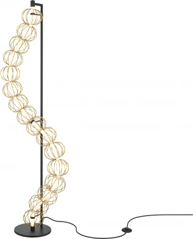 Торшер Maytoni Golden Cage MOD216FL-L38G3K (LED, 220V, выключатель, шарики)