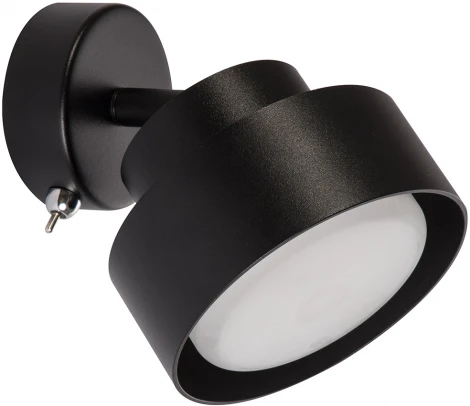 Спот HL3670 AURA Feron 48412 12W, GX53, чёрный (220V, выключатель, круглые)